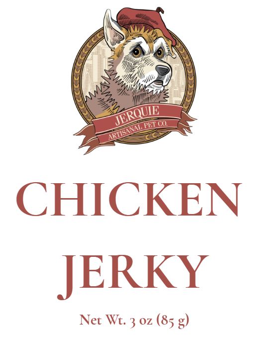 Jerquie Chicken Jerky bag